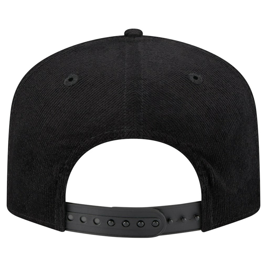 Dallas Cowboys New Era Retro Joe Nostalgic Corduroy Golfer Adjustable Hat - Black - NFL