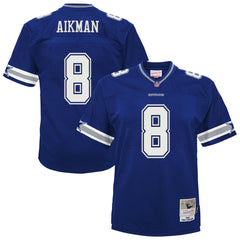 Troy Aikman Dallas Cowboys Preschool 1996 Retired Player Legacy Jersey - Navy - Mitchell & Ness
