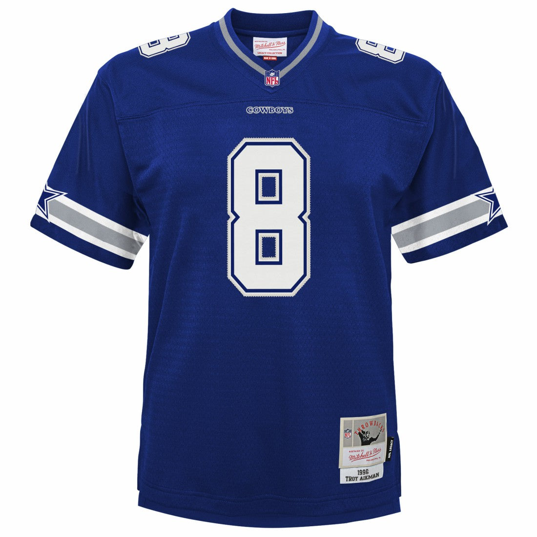 Troy Aikman Dallas Cowboys Preschool 1996 Retired Player Legacy Jersey - Navy - Mitchell & Ness