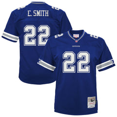 Emmitt Smith Dallas Cowboys Preschool 1996 Retired Player Legacy Jersey - Navy - Mitchell & Ness