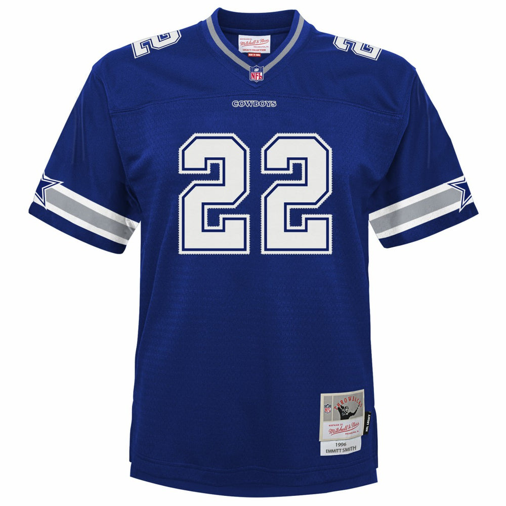 Emmitt Smith Dallas Cowboys Preschool 1996 Retired Player Legacy Jersey - Navy - Mitchell & Ness