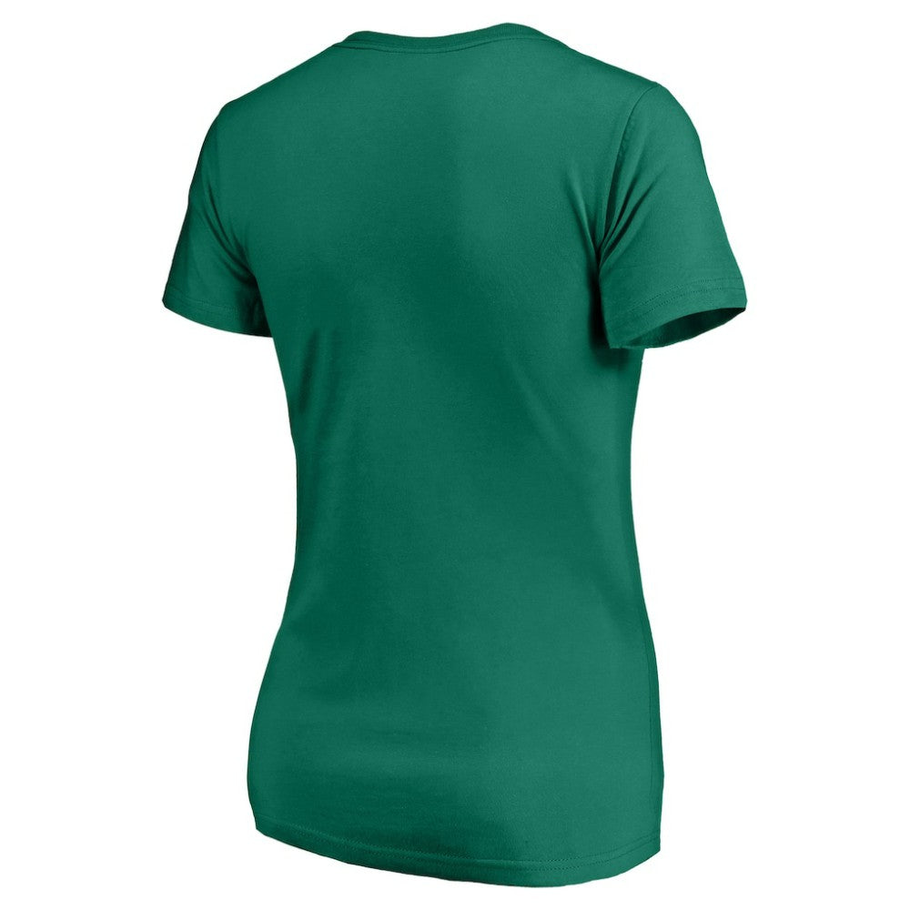 Los Angeles Dodgers Profile Women's Plus Size Celtic V-Neck T-Shirt Sale
