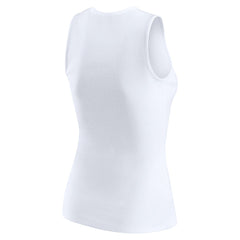 Detroit Lions WEAR by Erin Andrews Women's Ribbed Graphic Tank Top - White - NFL