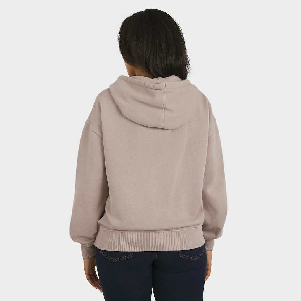 New York Jets WEAR by Erin Andrews Women's Washed Pullover Crewdie - Tan - NFL