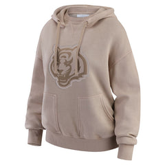 Cincinnati Bengals WEAR by Erin Andrews Women's Washed Pullover Crewdie - Tan - NFL