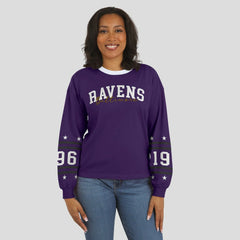 Baltimore Ravens WEAR by Erin Andrews Women's Sport Long-Sleeve T-Shirt - Purple - NFL