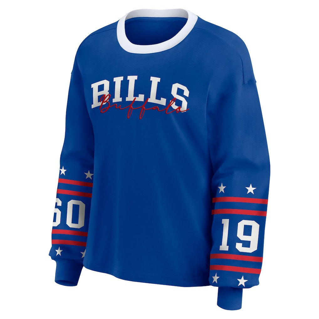 Buffalo Bills WEAR by Erin Andrews Women's Sport Long-Sleeve T-Shirt - Royal - NFL