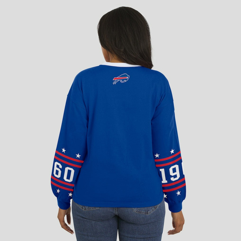 Buffalo Bills WEAR by Erin Andrews Women's Sport Long-Sleeve T-Shirt - Royal - NFL