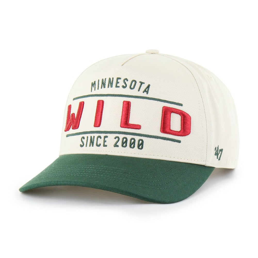 Minnesota Wild '47 Expansion Debut Two-Tone Hitch Adjustable Hat - Cream/Green | 47 brand online