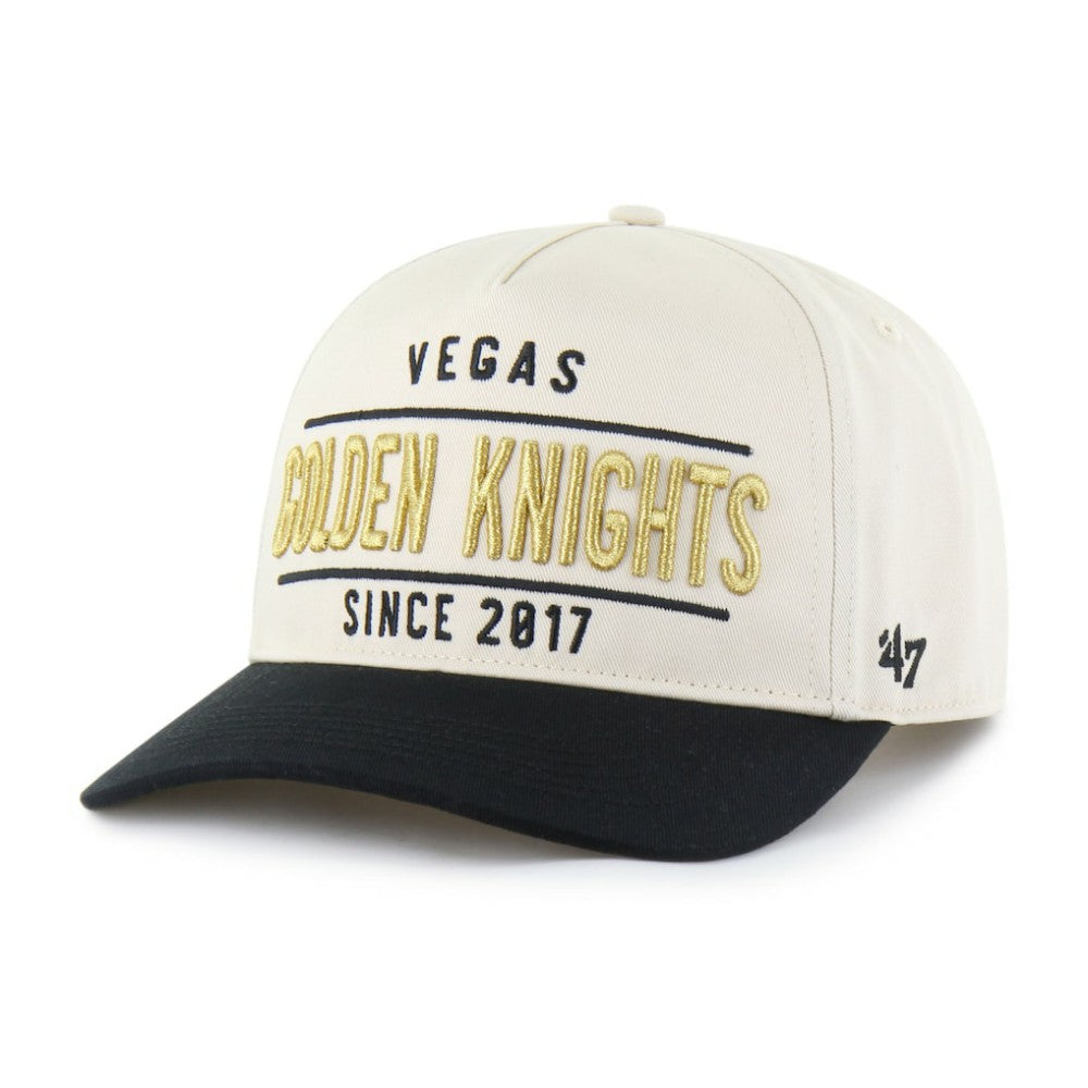 Vegas Golden Knights '47 Expansion Debut Two-Tone Hitch Adjustable Hat - Cream/Black | 47 brand discount