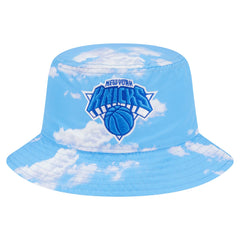 New Era New York Knicks Summer Sun and Storm Reversible Bucket Hat Black/Light Blue