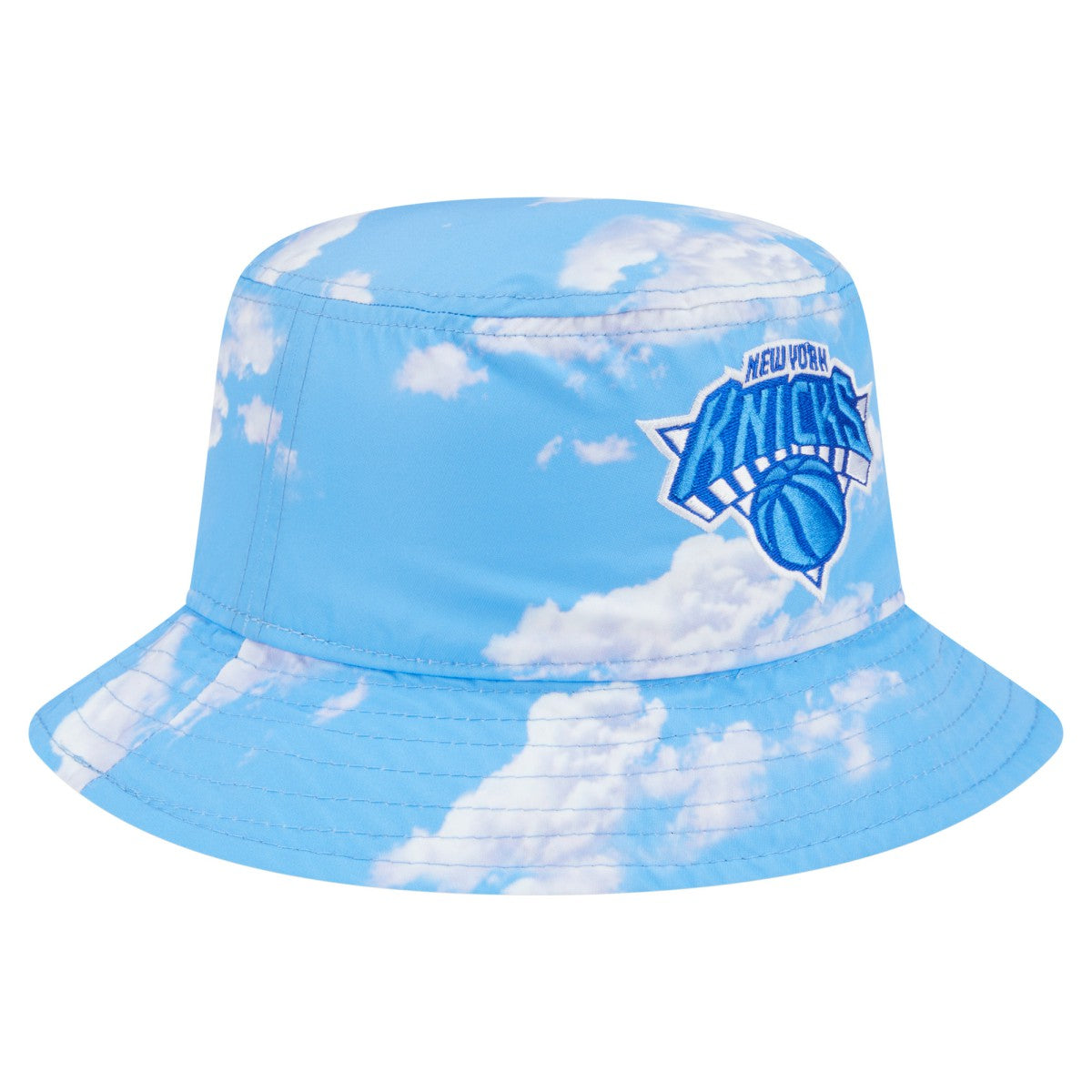 New Era New York Knicks Summer Sun and Storm Reversible Bucket Hat Black/Light Blue