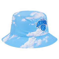 New Era New York Knicks Summer Sun and Storm Reversible Bucket Hat Black/Light Blue