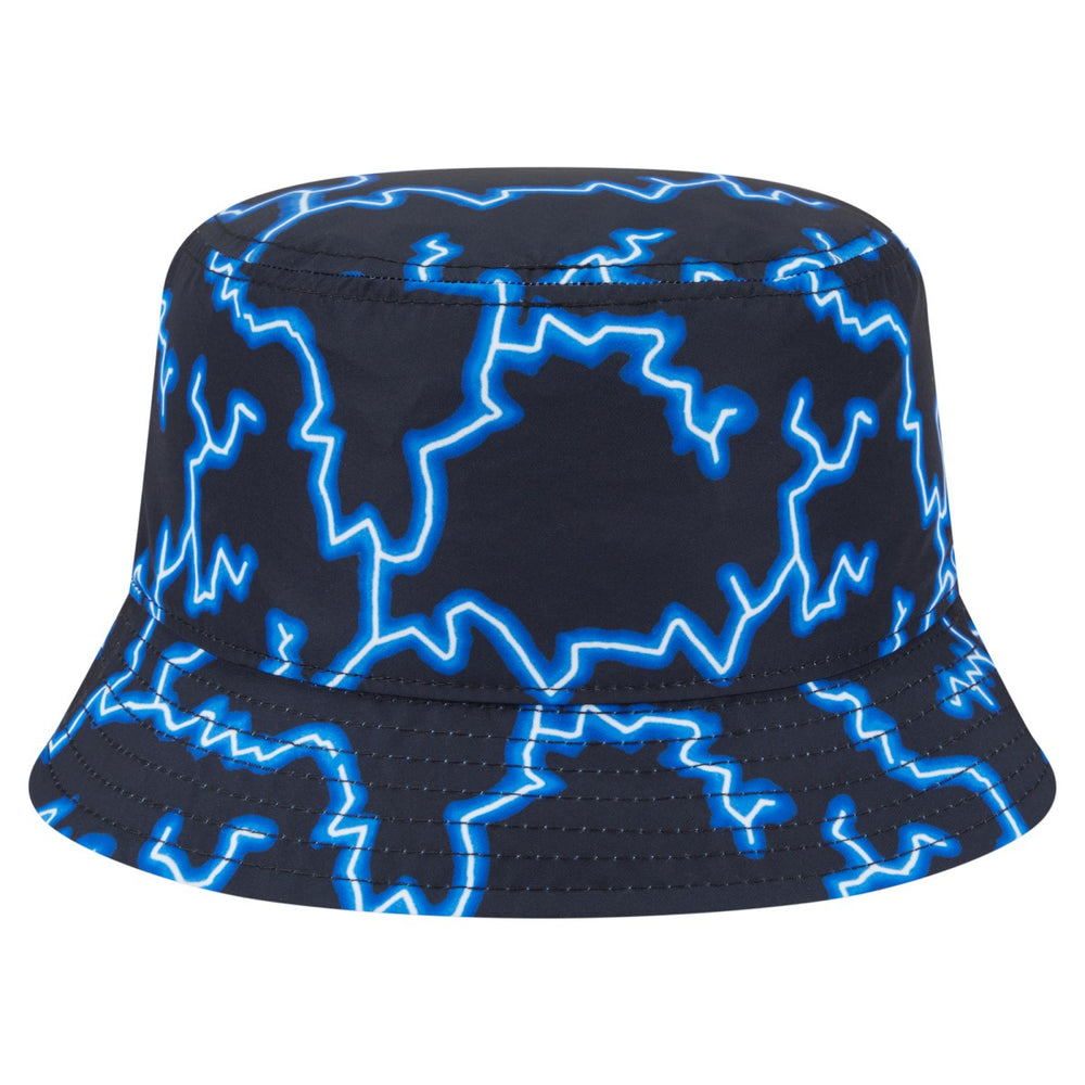 New Era New York Knicks Summer Sun and Storm Reversible Bucket Hat Black/Light Blue