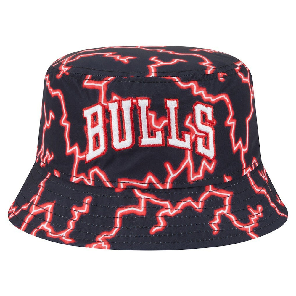 New Era Chicago Bulls Summer Sun and Storm Reversible Bucket Hat Black/Light Blue