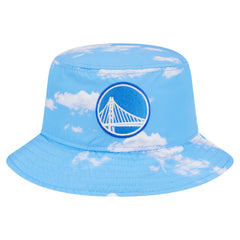 New Era Golden State Warriors Summer Sun and Storm Reversible Bucket Hat Black/Light Blue