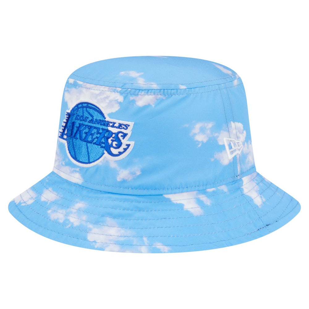New Era Los Angeles Lakers Summer Sun and Storm Reversible Bucket Hat Black/Light Blue