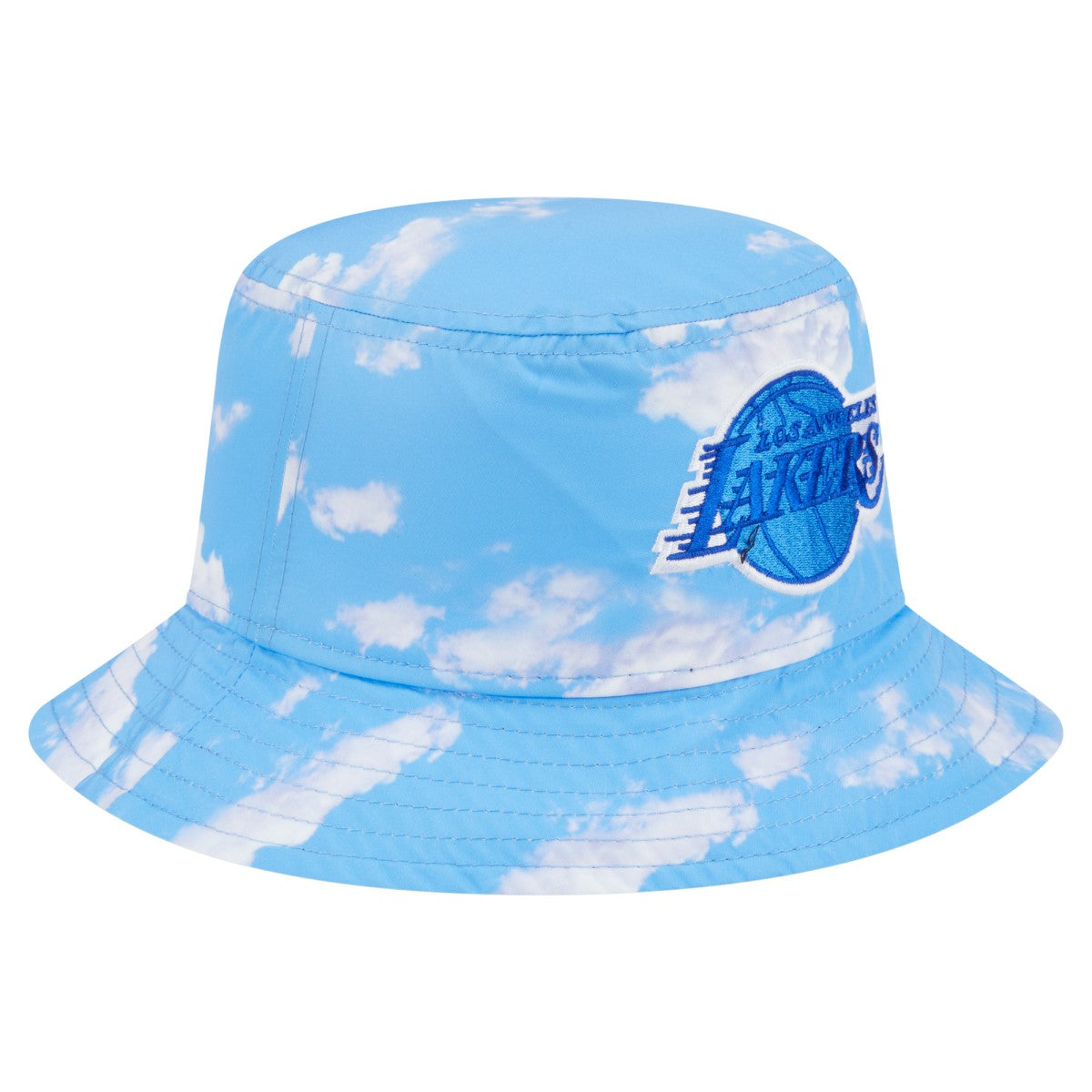New Era Los Angeles Lakers Summer Sun and Storm Reversible Bucket Hat Black/Light Blue
