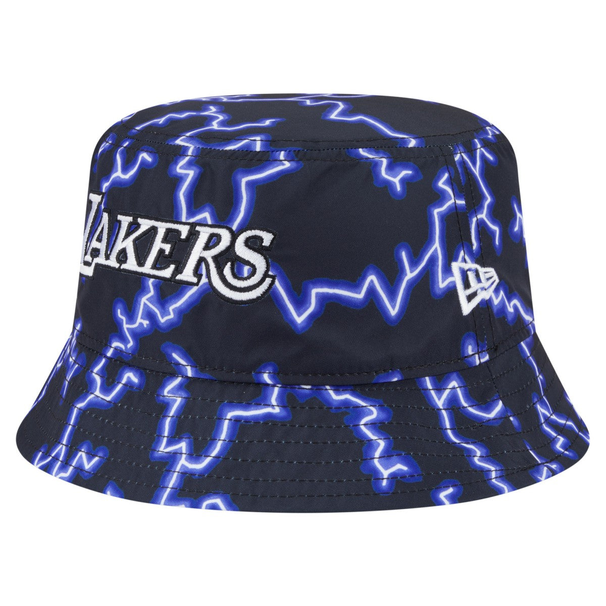 New Era Los Angeles Lakers Summer Sun and Storm Reversible Bucket Hat Black/Light Blue