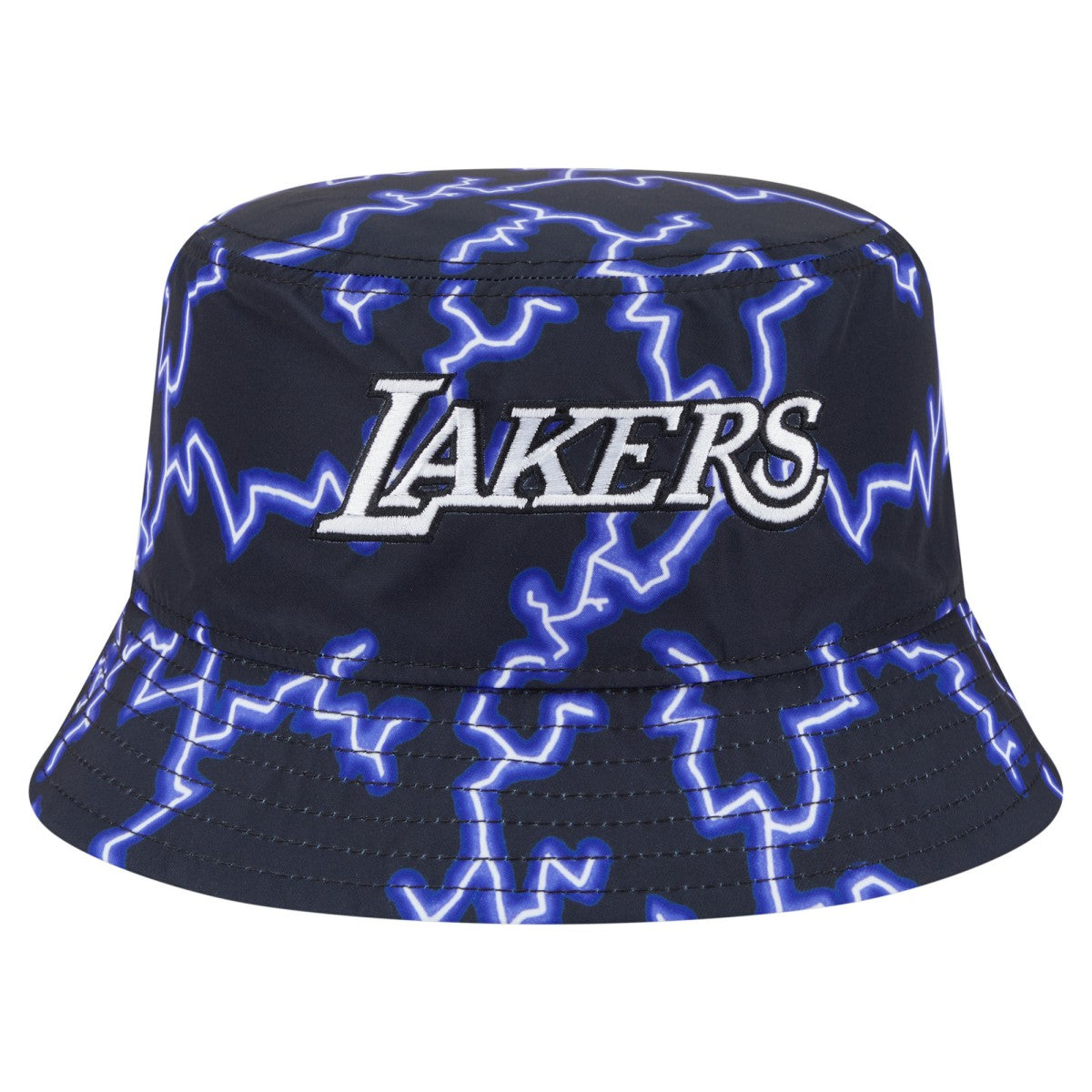 New Era Los Angeles Lakers Summer Sun and Storm Reversible Bucket Hat Black/Light Blue