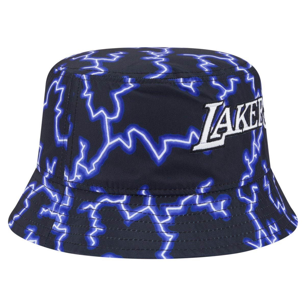 New Era Los Angeles Lakers Summer Sun and Storm Reversible Bucket Hat Black/Light Blue