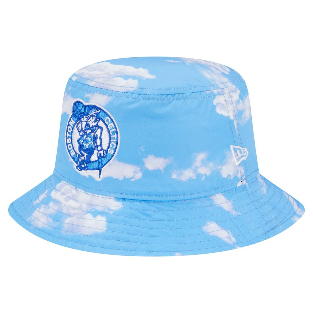 New Era Boston Celtics Summer Sun and Storm Reversible Bucket Hat Black/Light Blue