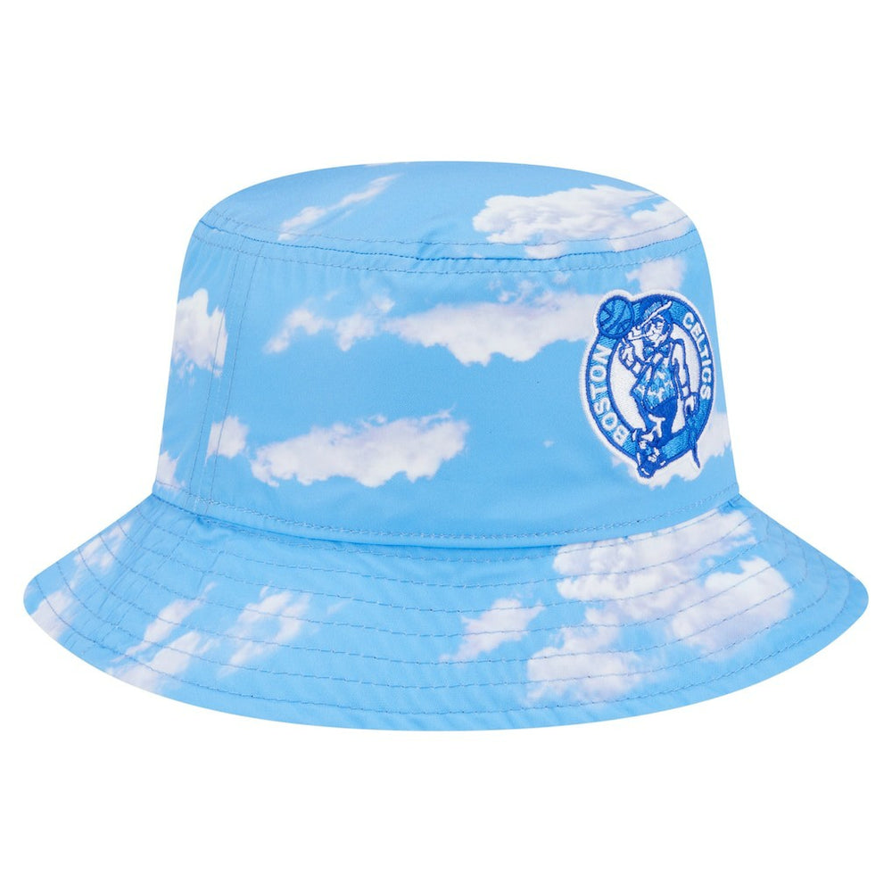 New Era Boston Celtics Summer Sun and Storm Reversible Bucket Hat Black/Light Blue