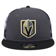Vegas Golden Knights New Era Camo Meshback 9FIFTY Snapback Hat - Gray/Black | New Era Clearance