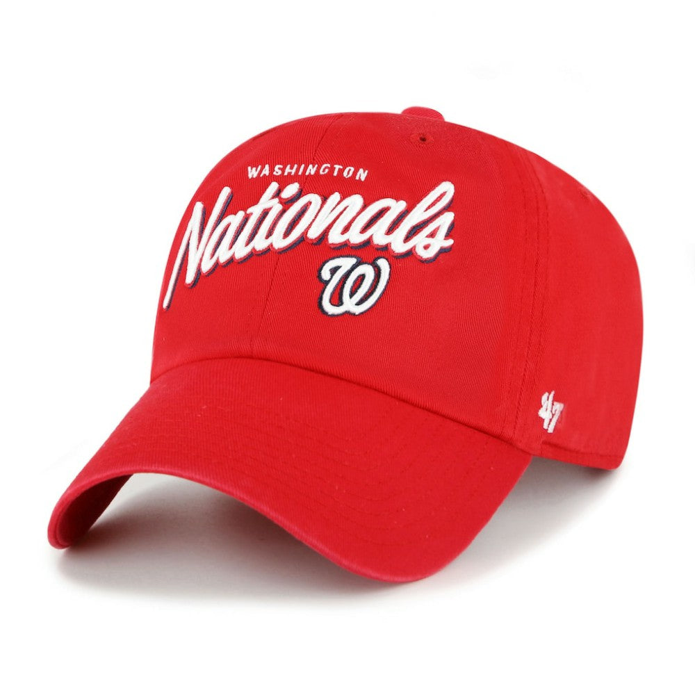 Washington Nationals '47 Women's Ariana Clean Up Adjustable Hat for sale