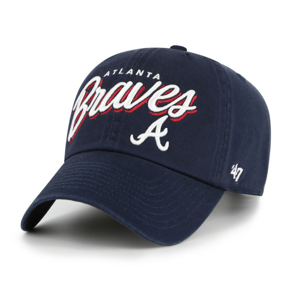 Atlanta Braves '47 Women's Ariana Clean Up Adjustable Hat Outlet