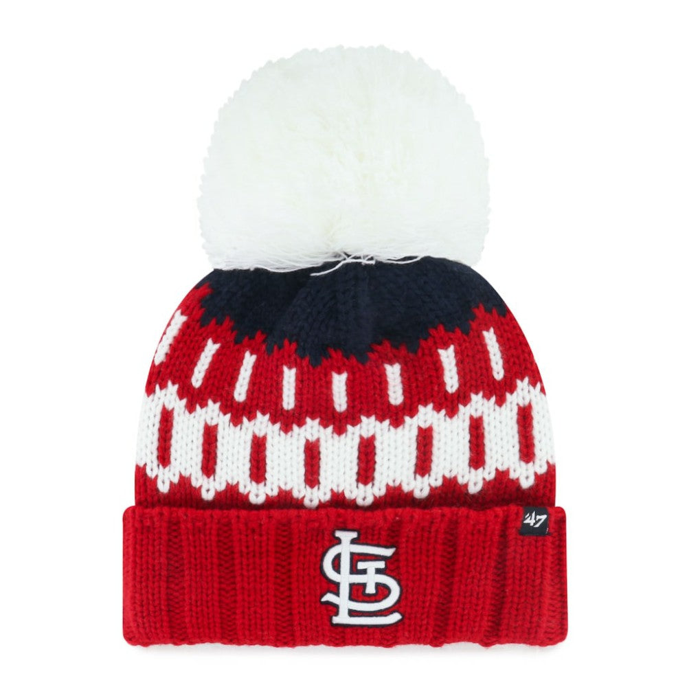 St. Louis Cardinals '47 Women's Felicity Cuffed Knit Hat with Pom Near Me