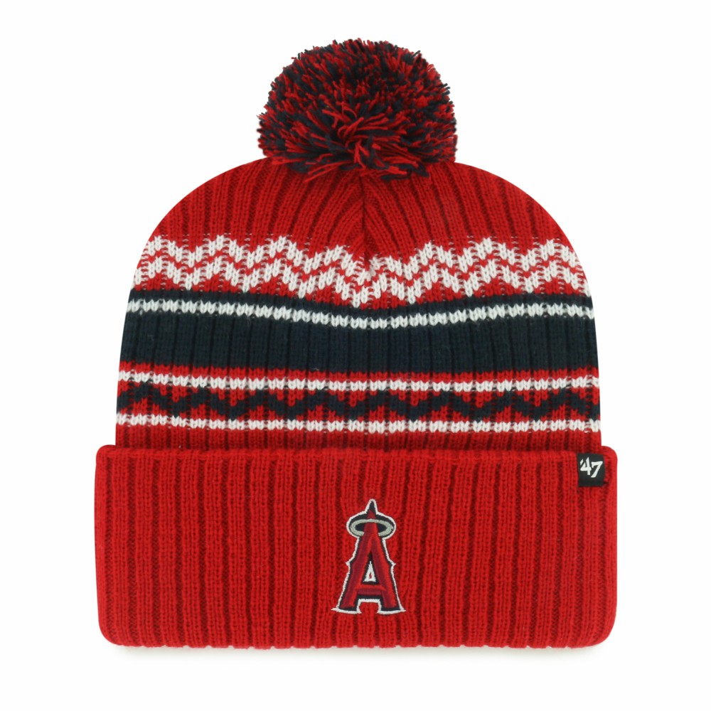 Los Angeles Angels '47 Youth Polar Vortex Cuffed Knit Hat with Pom Sale