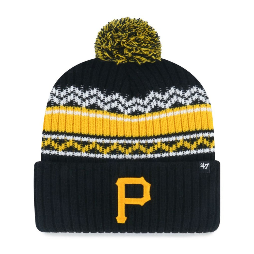 Pittsburgh Pirates '47 Youth Polar Vortex Cuffed Knit Hat with Pom for sale