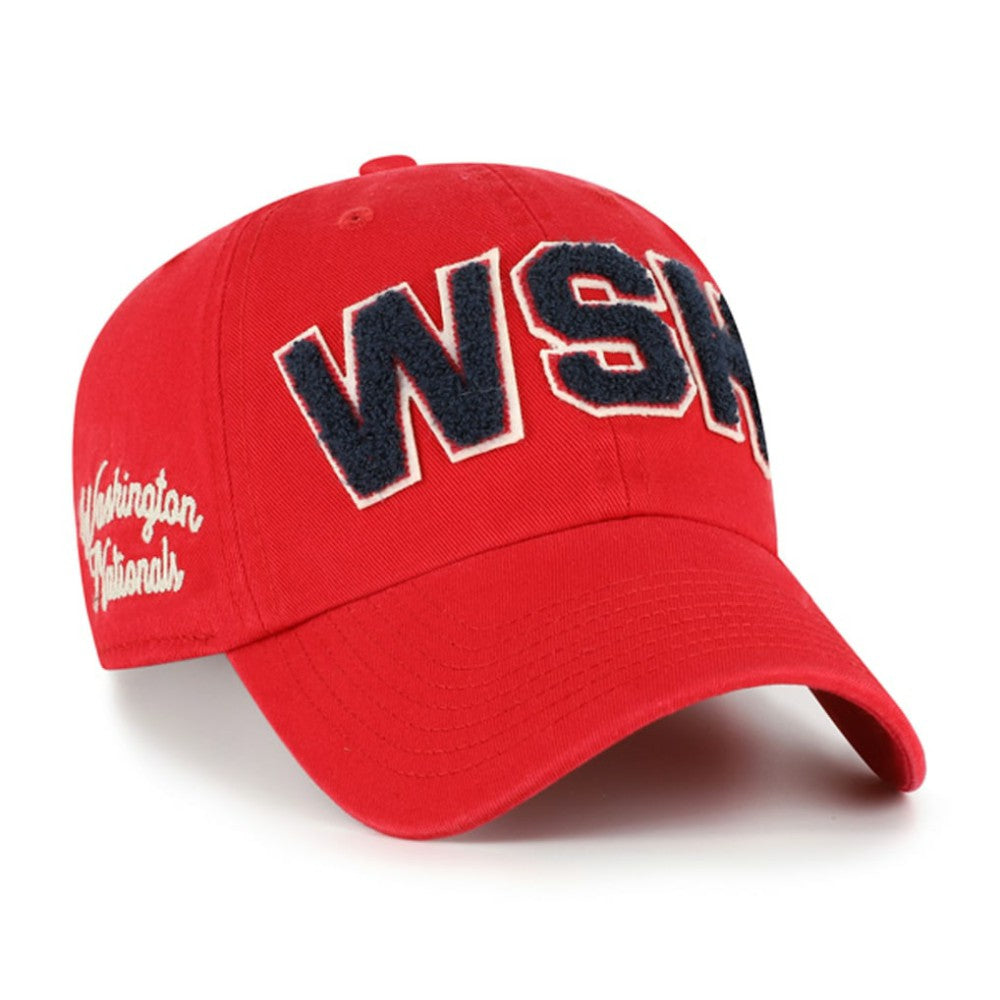 Washington Nationals '47 Women's Zoey Clean Up Adjustable Hat Near Me