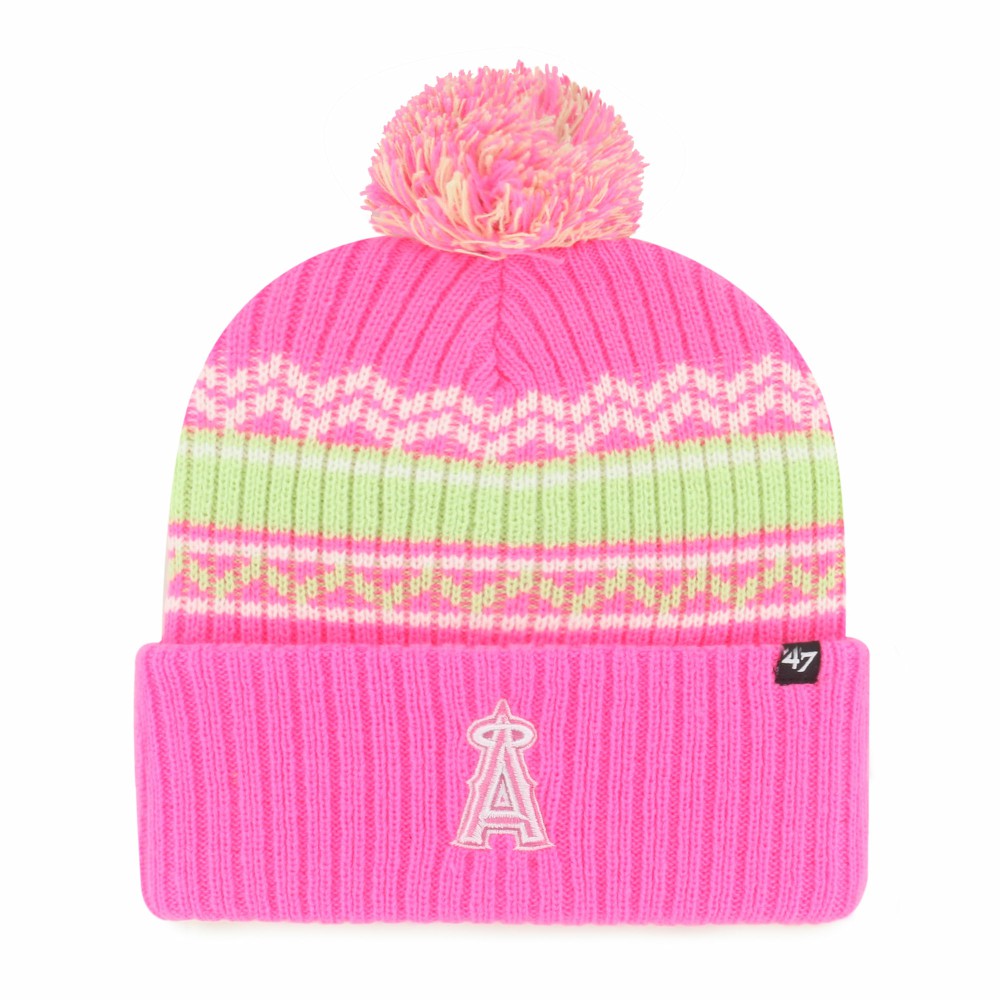 Los Angeles Angels '47 Youth Polar Vortex Cuffed Knit Hat with Pom Near Me