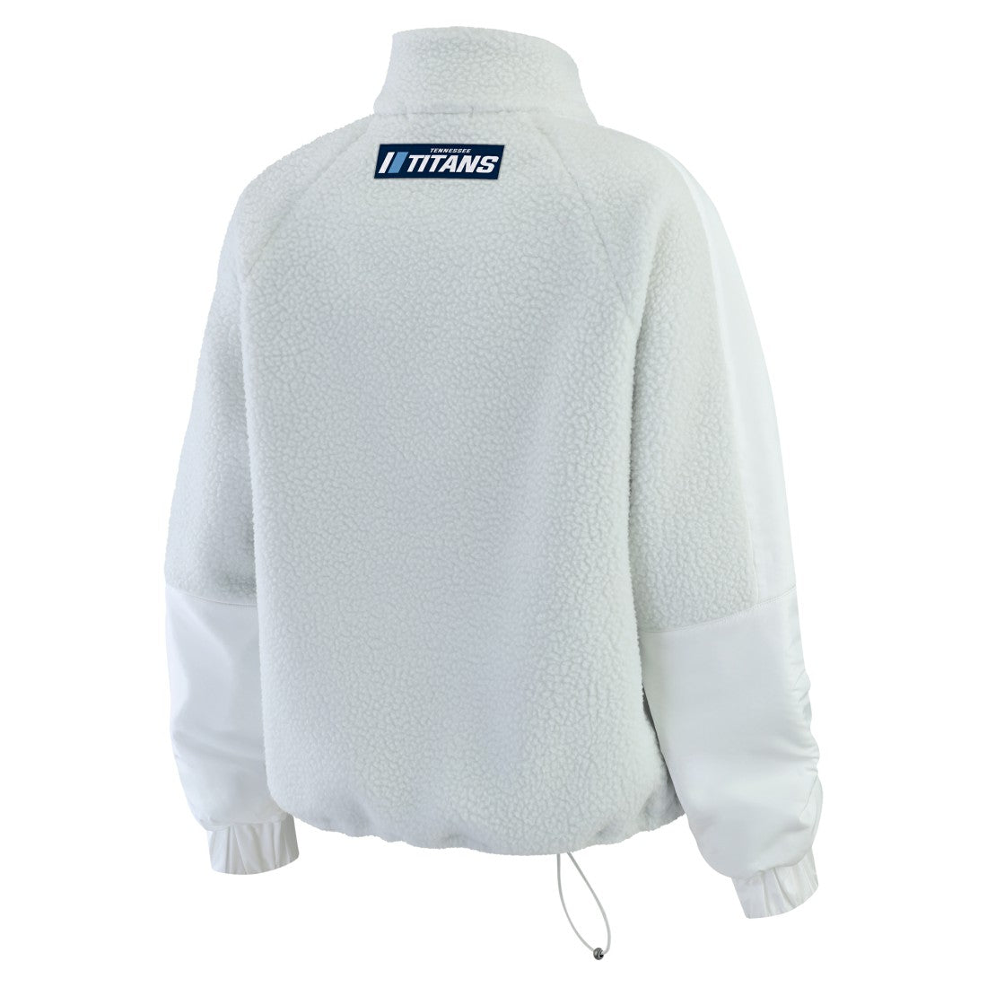 Tennessee Titans WEAR by Erin Andrews Women's Polar Fleece Half-Zip Jacket - White - NFL
