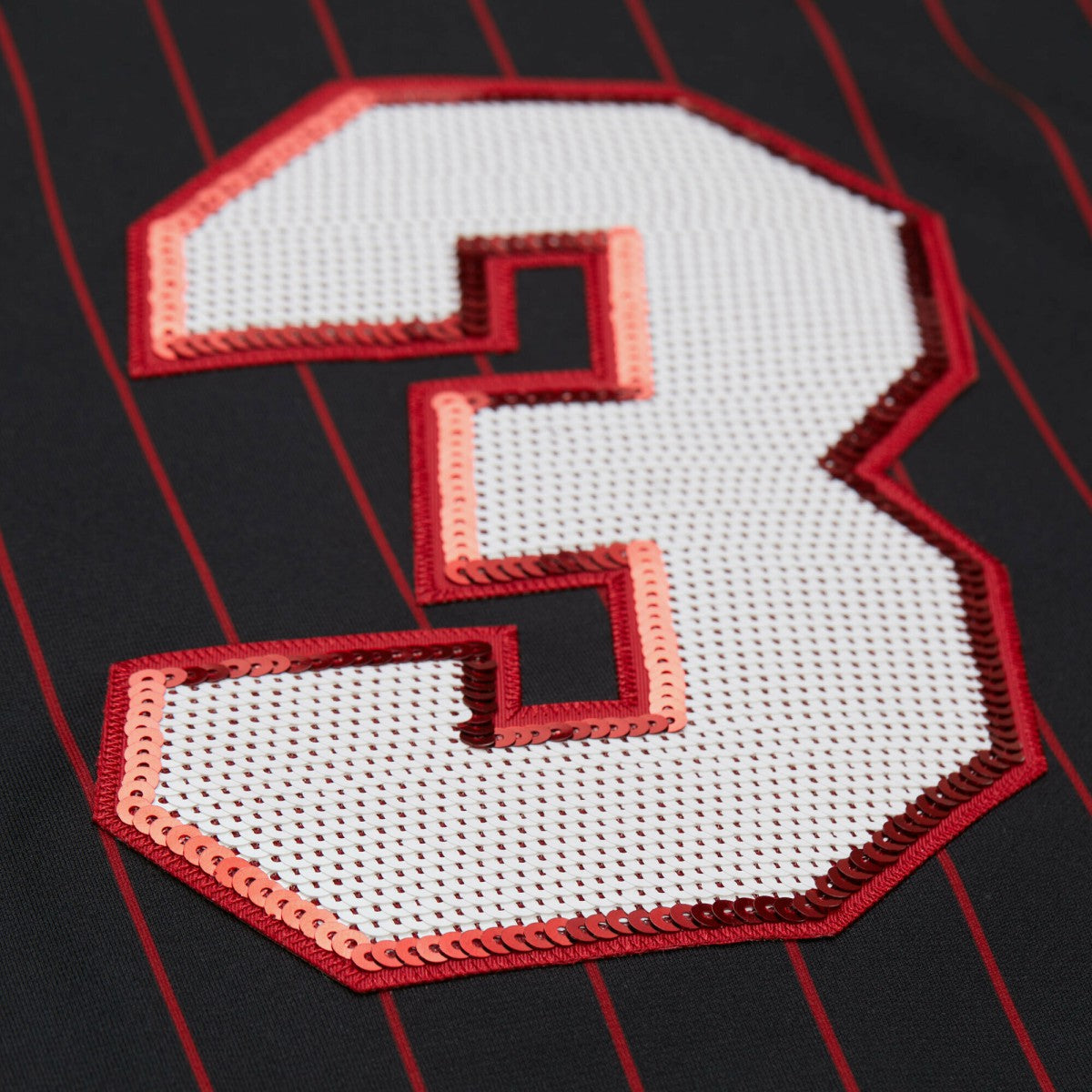 Mitchell & Ness Dwyane Wade Miami Heat x DANNIJO Women's Cropped Football Fashion Jersey Black