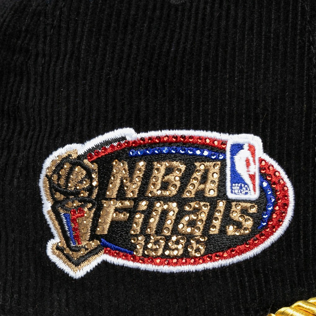 Mitchell & Ness Chicago Bulls x DANNIJO Women's Deadstock Cord Snapback Hat Black