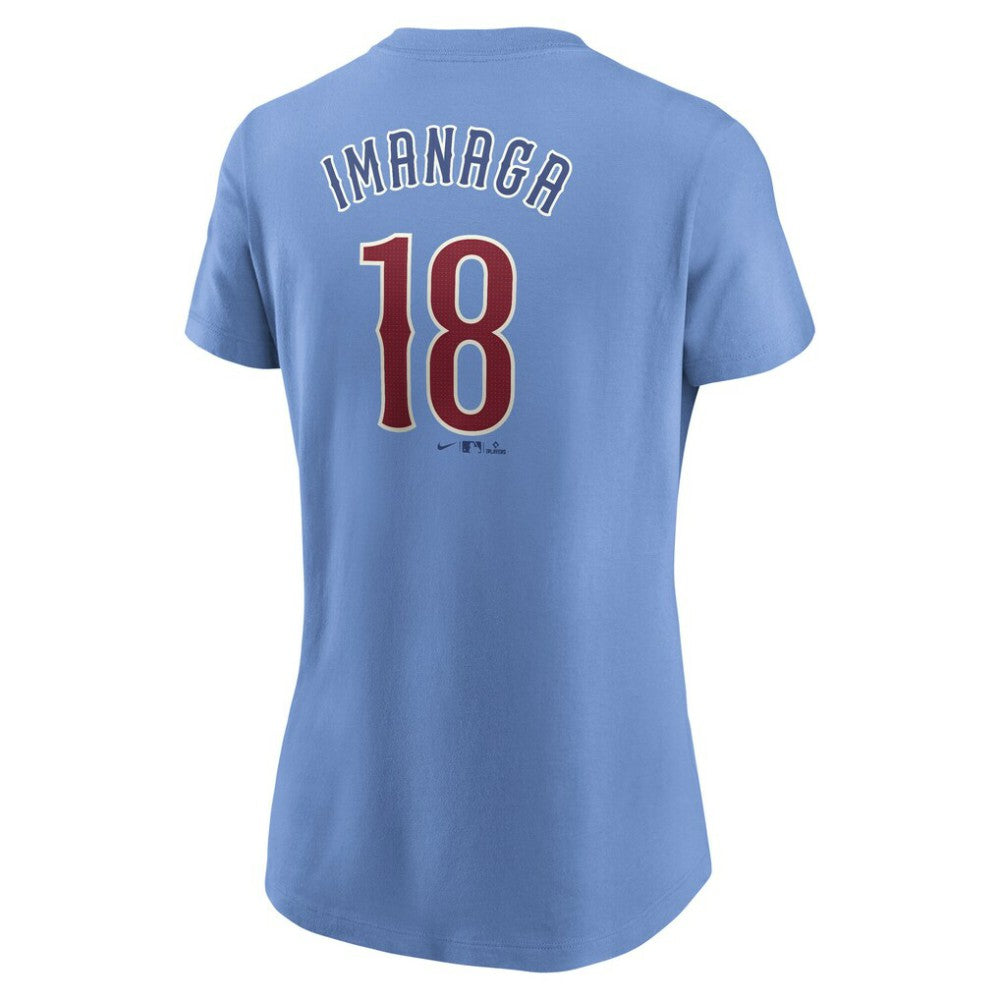 Shōta Imanaga Chicago Cubs Nike Women's Cooperstown Collection Fuse Name & Number T-Shirt Online