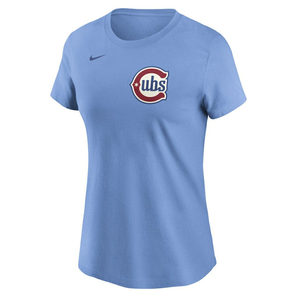 Seiya Suzuki Chicago Cubs Nike Women's Cooperstown Collection Fuse Name & Number T-Shirt Sale