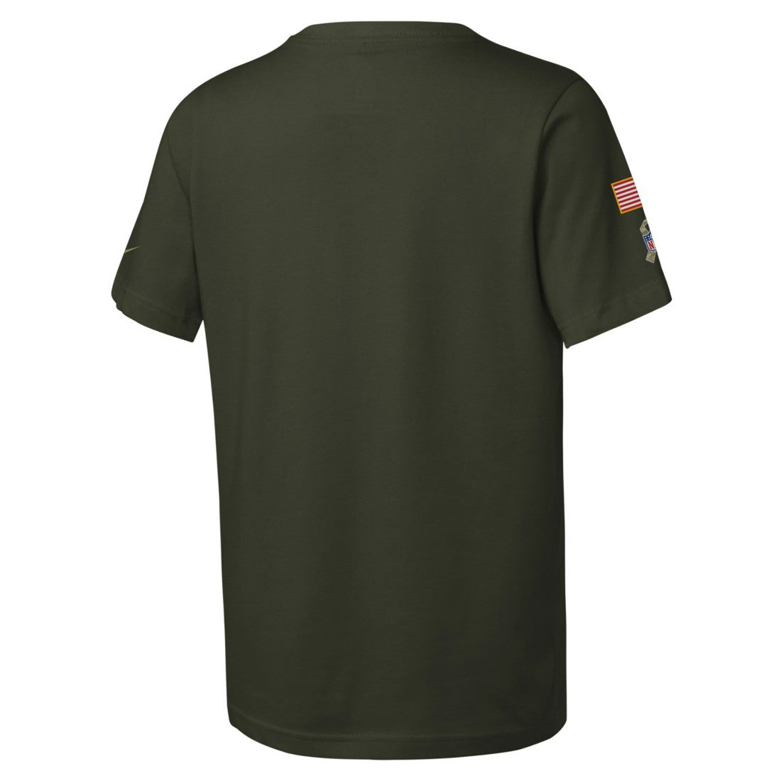 Houston Texans Youth 2025 Salute to Service Sideline Dri-FIT T-Shirt - Olive - Nike