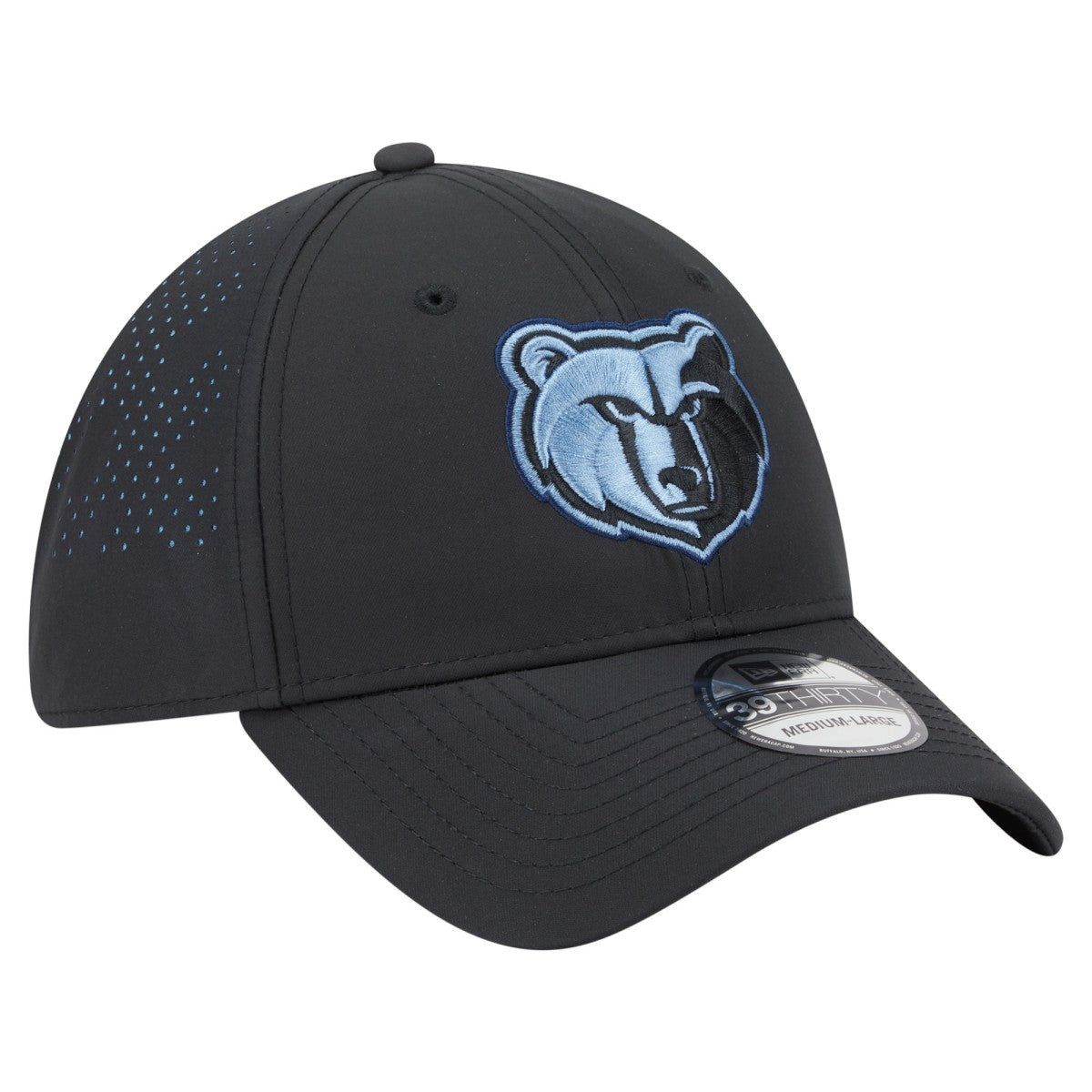 New Era Memphis Grizzlies Night 39THIRTY Flex Hat Black