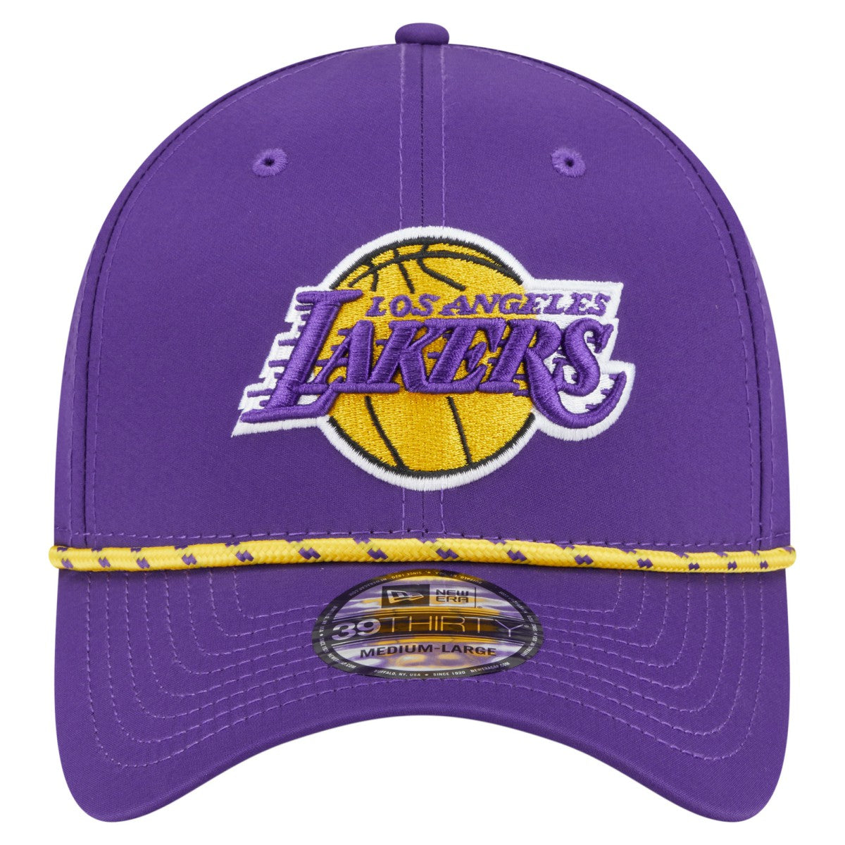 New Era Los Angeles Lakers Featherweight Poly Rope Flex 39Thirty Hat Purple