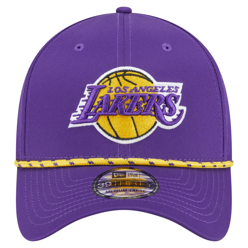 New Era Los Angeles Lakers Featherweight Poly Rope Flex 39Thirty Hat Purple