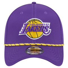 New Era Los Angeles Lakers Featherweight Poly Rope Flex 39Thirty Hat Purple