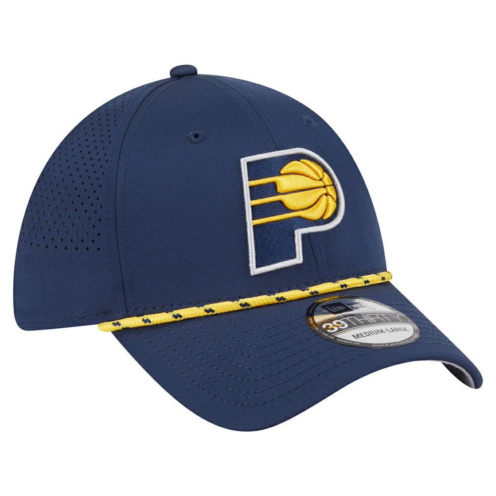 New Era Indiana Pacers Featherweight Poly Rope Flex 39Thirty Hat Navy