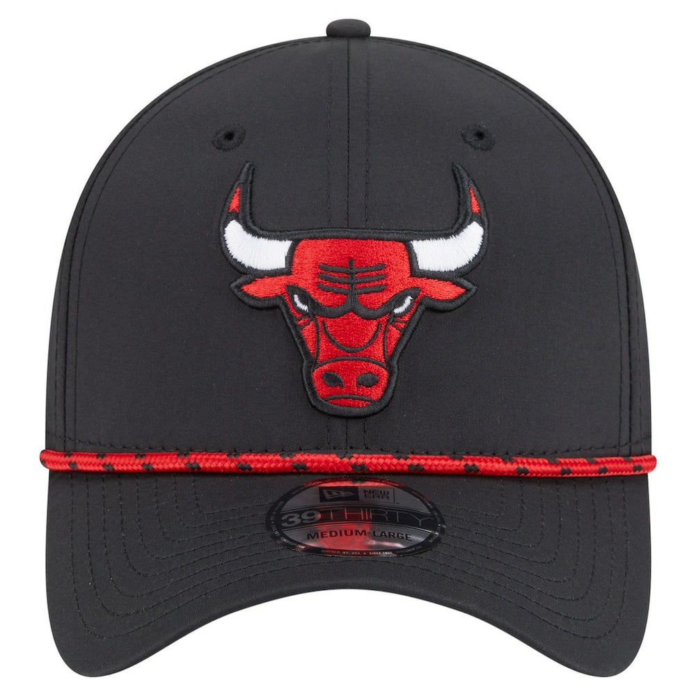 New Era Chicago Bulls Featherweight Poly Rope Flex 39Thirty Hat Black