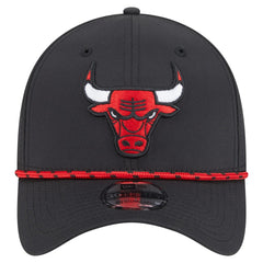New Era Chicago Bulls Featherweight Poly Rope Flex 39Thirty Hat Black