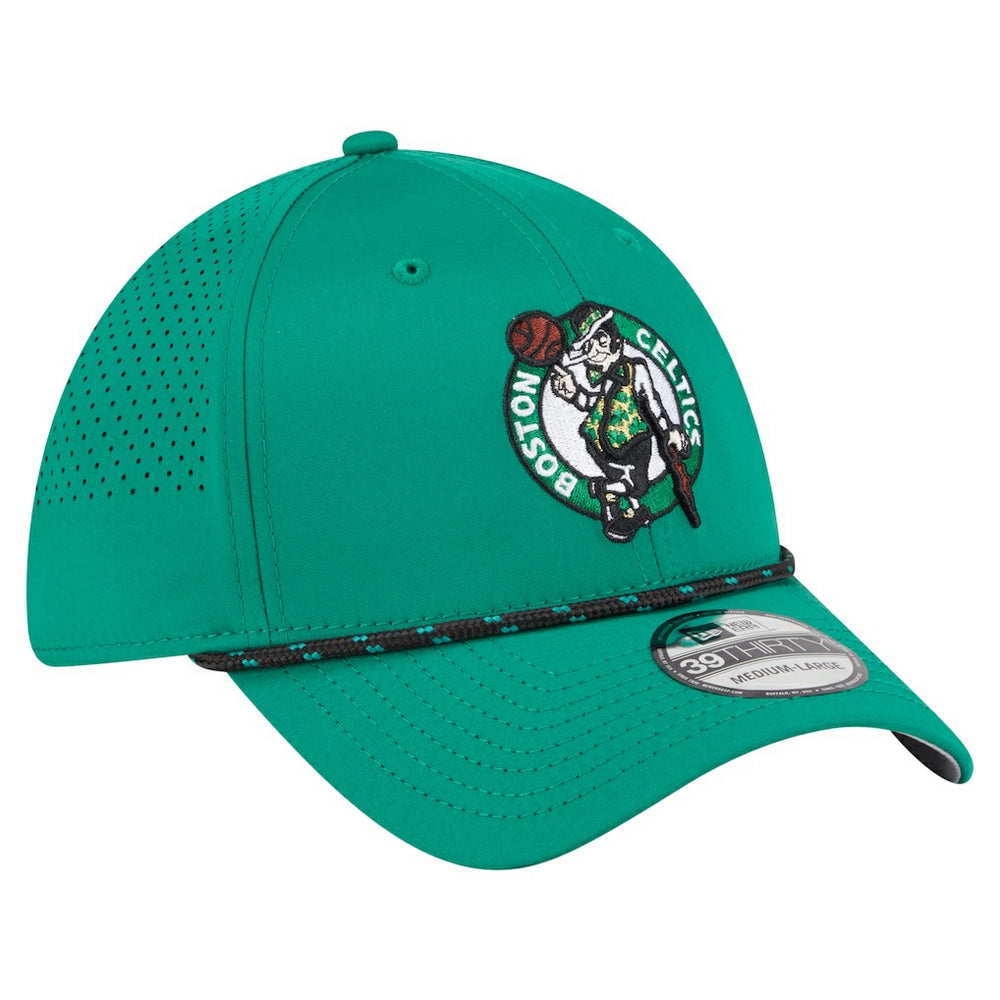 New Era Boston Celtics Featherweight Poly Rope Flex 39Thirty Hat Kelly Green