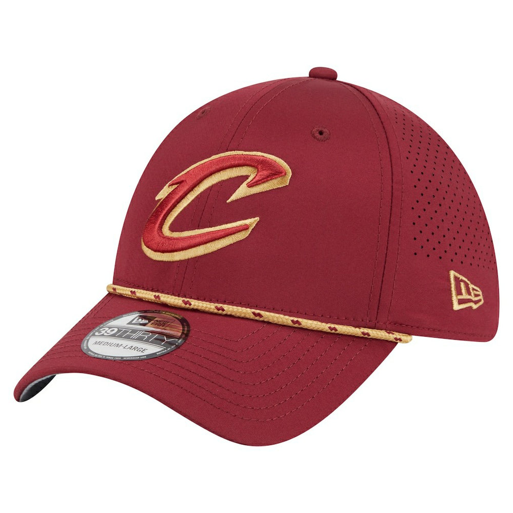 New Era Cleveland Cavaliers Featherweight Poly Rope Flex 39Thirty Hat Wine